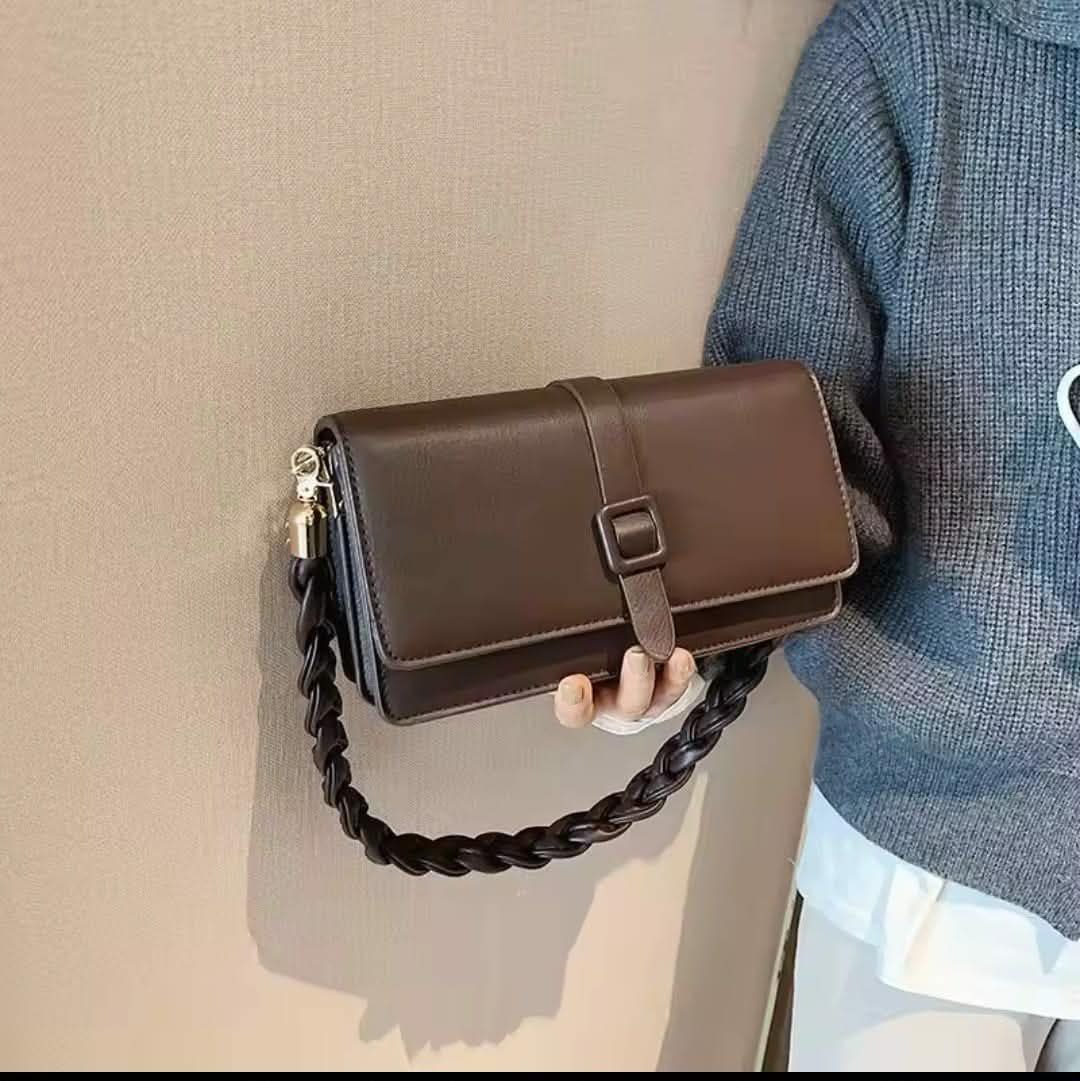 These women's bags are versatile PU leather handbags featuring double shoulder straps and a crossbody option