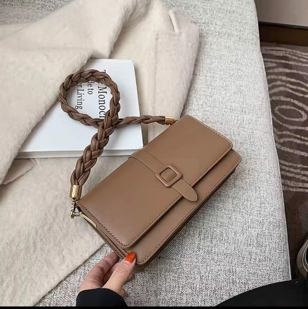 These women's bags are versatile PU leather handbags featuring double shoulder straps and a crossbody option