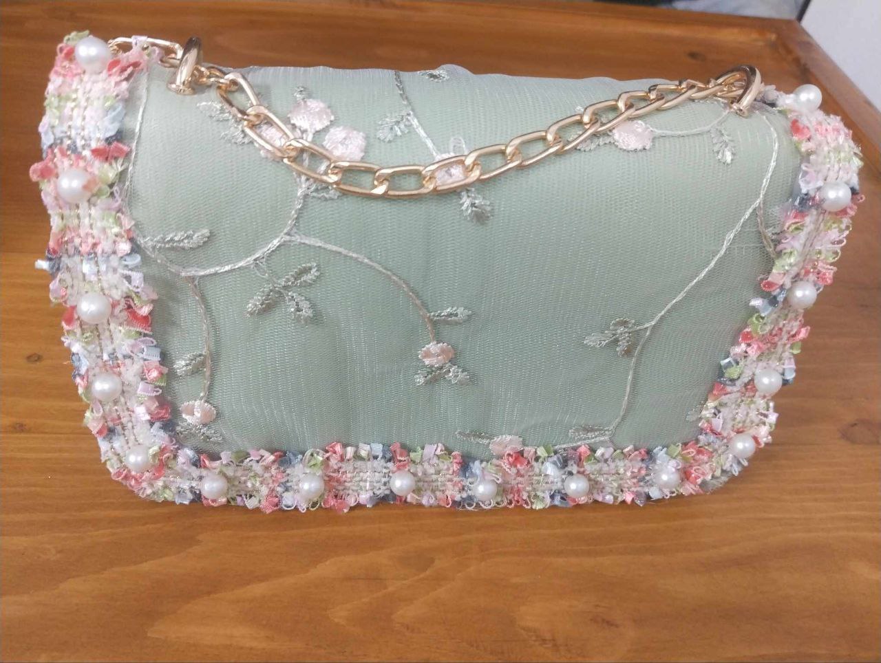 Party Quilted Bag Features: Embroidery Fabric  Party Best Choice