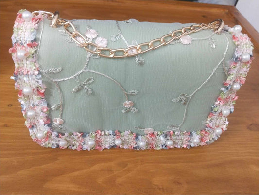 Party Quilted Bag Features: Embroidery Fabric  Party Best Choice