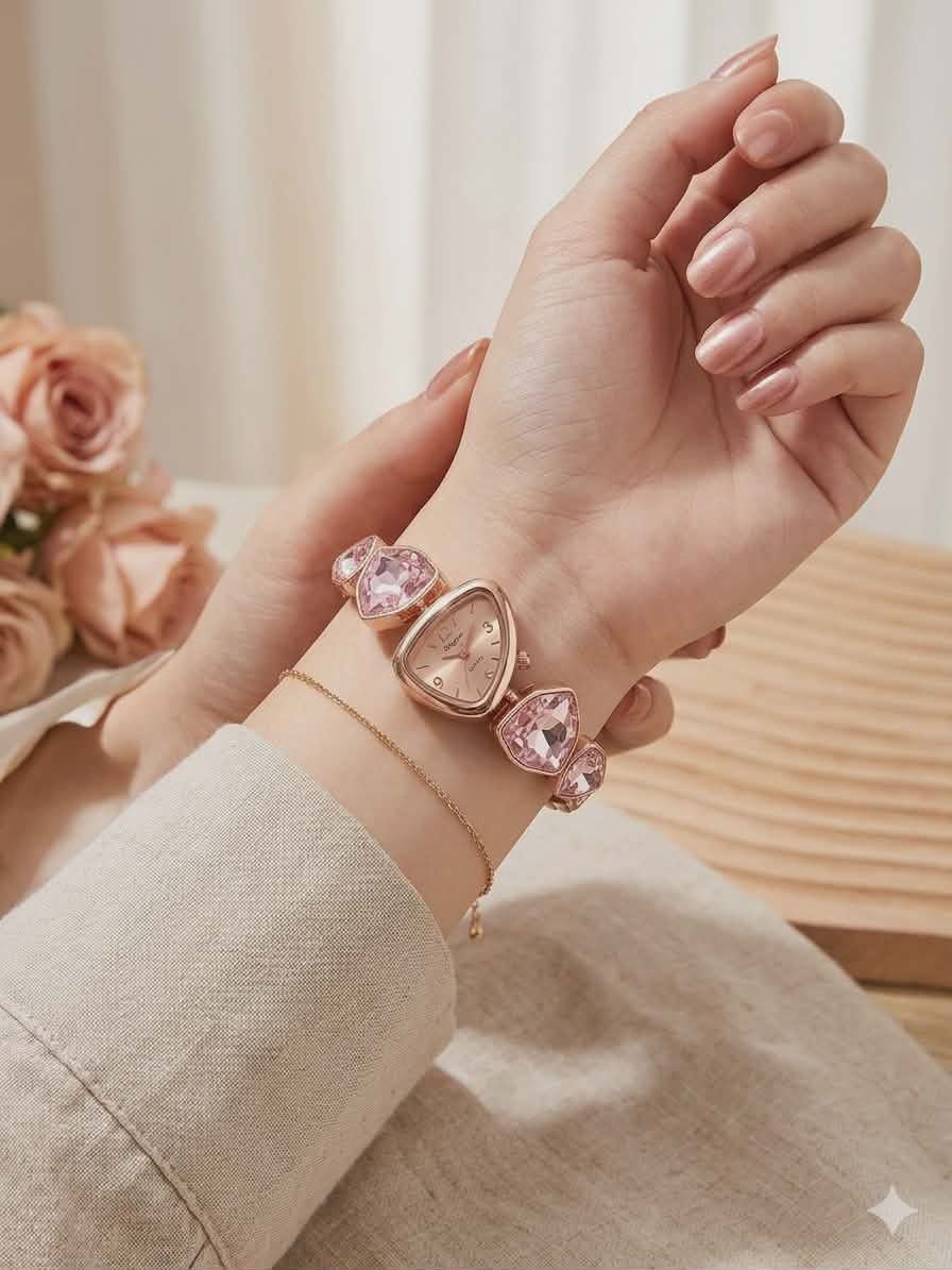 Quartz Watch Irregular Design Dial Watch Watch Fashion Colored High-Level