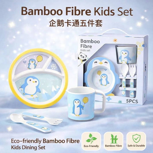 Bamboo Fibre Kids Dining Set