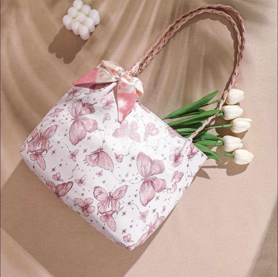 Butterfly tote bag