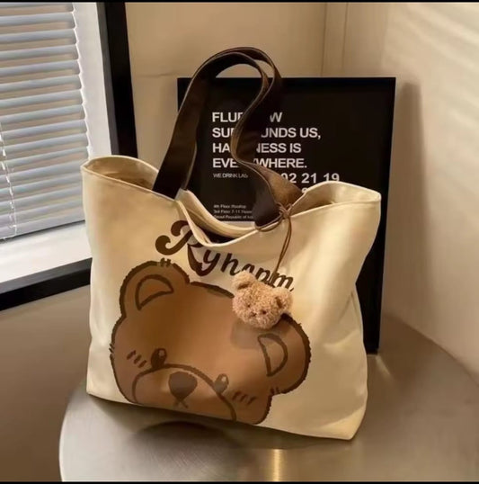 Trendy Bear Tote Bag