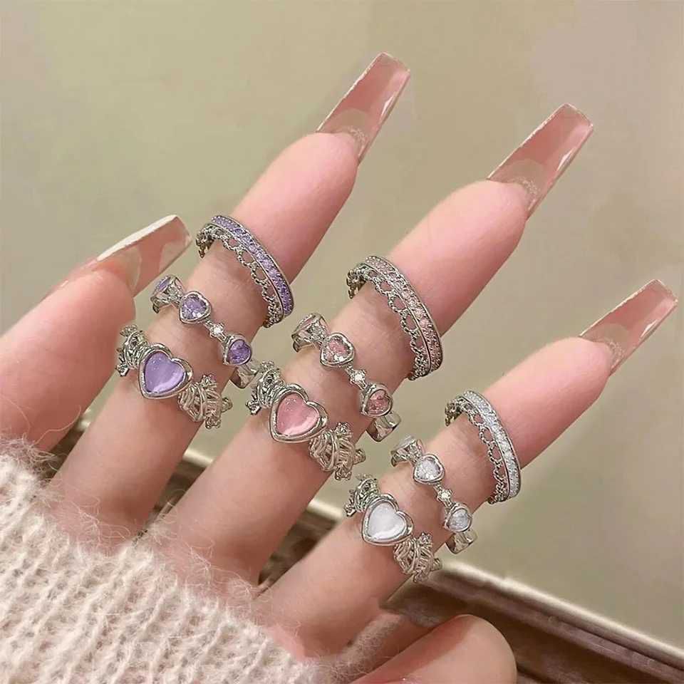 💫✨ 3pcs Bow & Love Finger Ring Set ✨💫