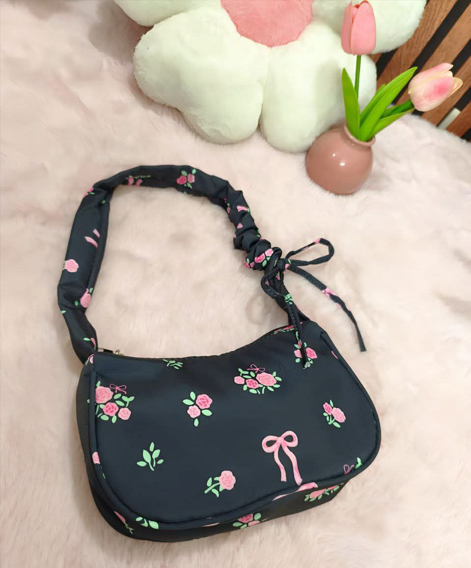 Floral Underarm Bag