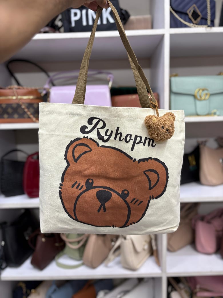 Trendy Bear Tote Bag