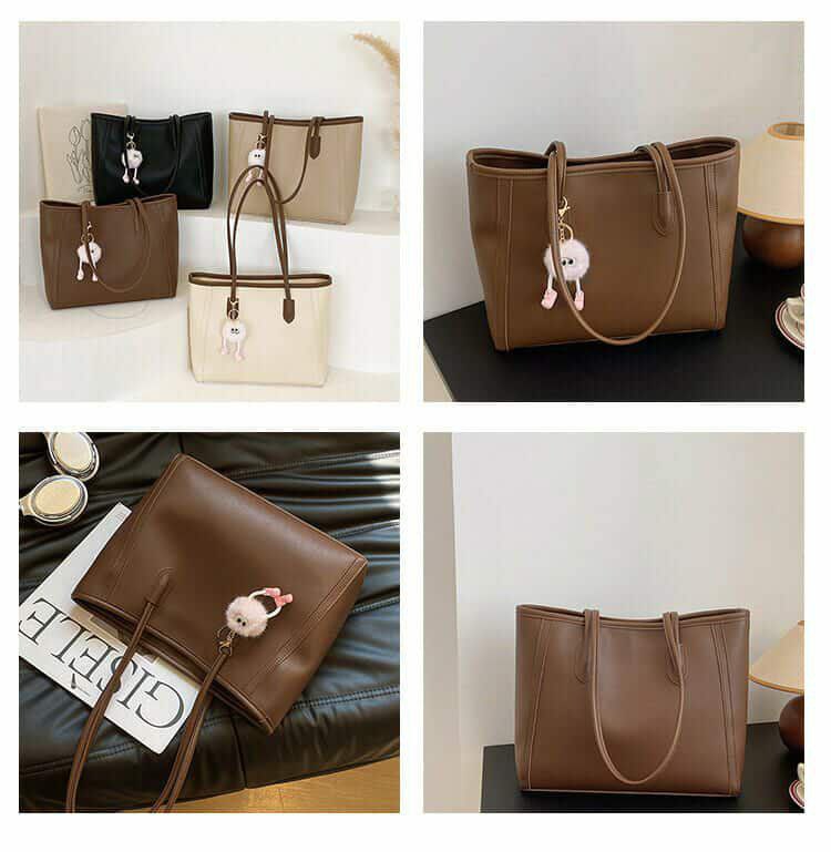 Versatile Shoulder Tote Bag With key Ring