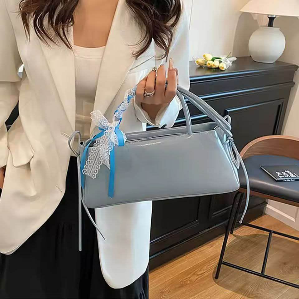 Faionable Knot Single oulder Bag Women's Handbag Underarm Bag Simple Sli Korean Version 2025 New Arrival
