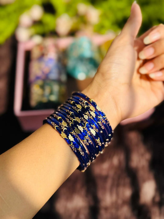 Royal Indian Stone Glass Bangles