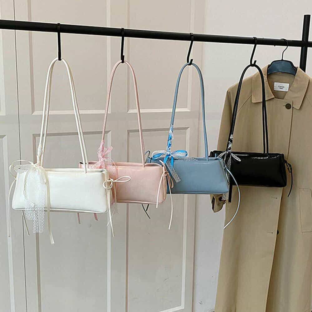 Faionable Knot Single oulder Bag Women's Handbag Underarm Bag Simple Sli Korean Version 2025 New Arrival