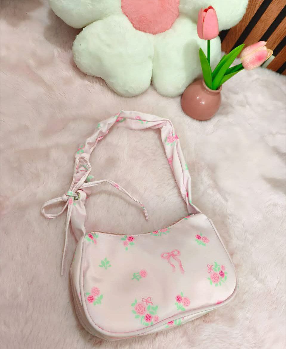 Floral Underarm Bag