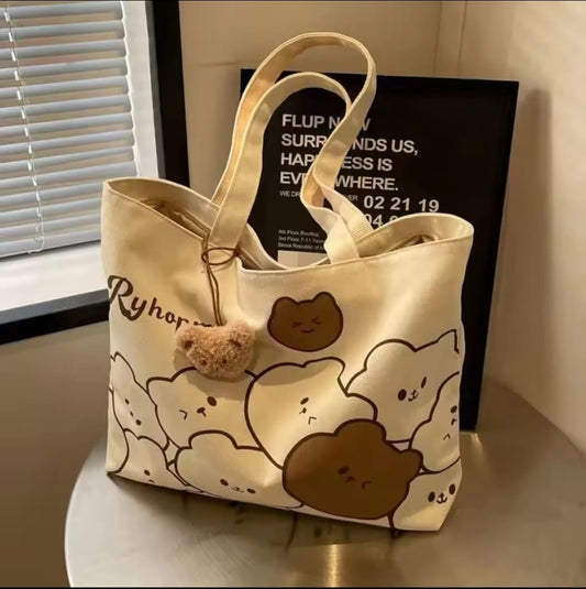 Trendy Bear Tote Bag