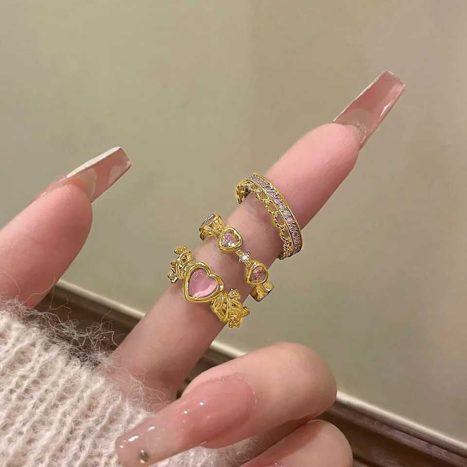 💫✨ 3pcs Bow & Love Finger Ring Set ✨💫
