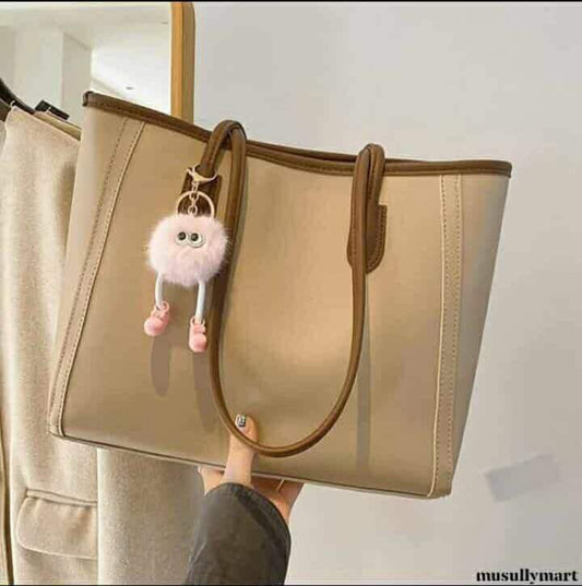Versatile Shoulder Tote Bag With key Ring